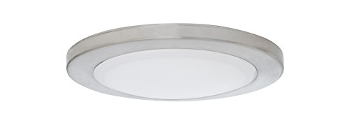 Осветление Amax - Led тънък диск - Никел - Общата мощност на лампи с нажежаема жичка: 12