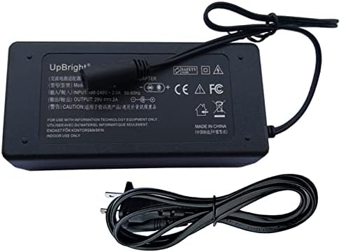 UpBright® Нов 2-Пинов адаптер ac/dc, 29, Съвместим с Limoss Шенжен MC-110 MC110-24V2A MC11024V2A MC110 Дивана