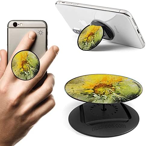 Писалка за телефон с акварел под формата на слънчоглед, поставка за мобилен телефон, подходящ за Samsung Galaxy