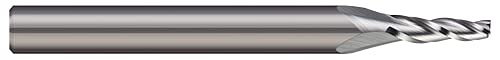 Конусни Квадратна Бележка слот за Micro 100 TSM-250-5, Диа на нож е 1/8 , 1/2 LOC, 3 Ет., Диаметър на опашка