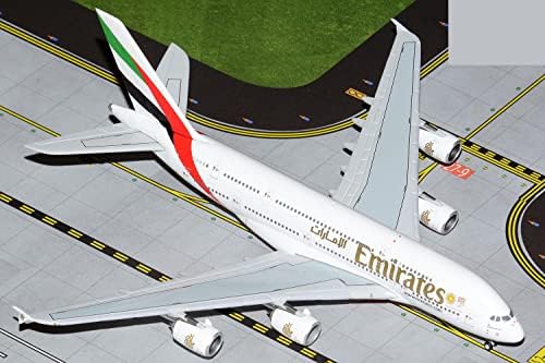 Самолет GeminiJets GJUAE2053 Emirates Airbus A380-800 A6-EVN; Мащаб 1:400