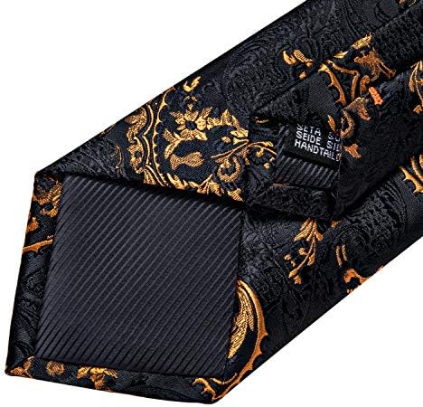 Мъжка копринена Вратовръзка DiBanGu и Джобен Квадратен Тъкани Официален Вратовръзка с Запонками, Набор от Едноцветни Вратовръзки
