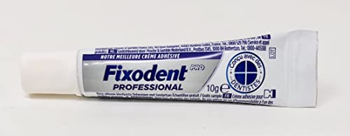 Професионален адгезивный крем за зъбни протези Fixodent 10 г, размер за пътуване (опаковка от 10 броя)