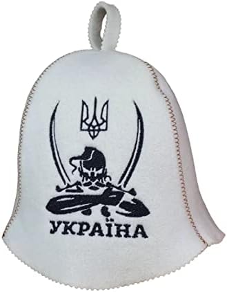 Традиционна шапка за сауна - Украински шапки за сауна от изкуствен филц - Основни аксесоари на руската баня - Финландска капачка за сауни за мъже и жени - Защита на гл