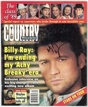 Били Рей Сайръс подписва договор със списание Country Седмицата на 27 август 1996 г. - Холограма EE61377 (Без