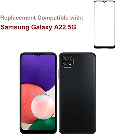 Замяна на обектива на предния панел от стъкло SWARK + ЗЗД, който е Съвместим с Samsung Galaxy A22 5G SM-A226