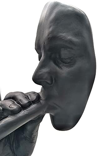 MANNIFEN Ретро Медитаторы Абстрактна Скулптура Човек Творческа Лицето на Статуята на Герой Статуетка От Смола