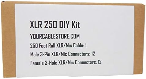 Във вашия кабел магазин вие можете сами да направите комплект XLR-кабели необичайна дължина 250 Метра от балансиран