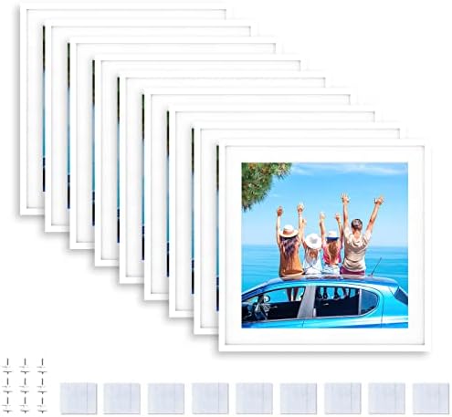Комплект рамки за снимки Happy Реюнион 12x12 от 9, За показване на снимки отгледа 10х10 с мат или 12x12, без