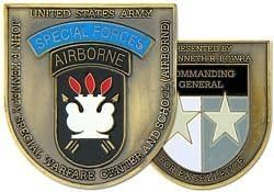 Монета Специално Бойно повикване на Армията на САЩ Кенеди