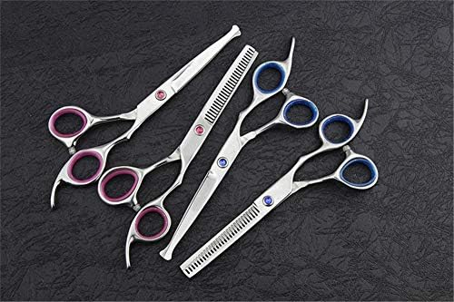 Професионални Ножици за Подстригване с Кръгла глава със Защита от деца 6,0 См и Филировочные Ножици, за Дома