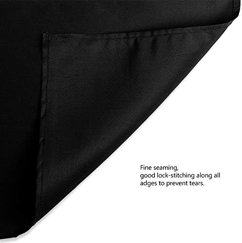Hemmotop 10x12 метра на Черен Фон на Заден План Черен Заден план Екран за Снимки Черно Фотофон Плат за Фото
