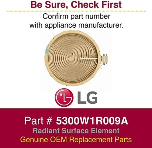 LG 5300W1R009A Оригинално OEM Елемент Излъчваща повърхност за електрически готварски печки/Вятър кабинета на