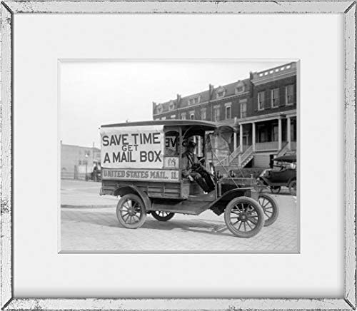БЕЗКРАЙНИ СНИМКИ 1916 Снимка Пощенски вагони Клон на Пощенска връзка 8x10 Фотография - Готова за поставяне