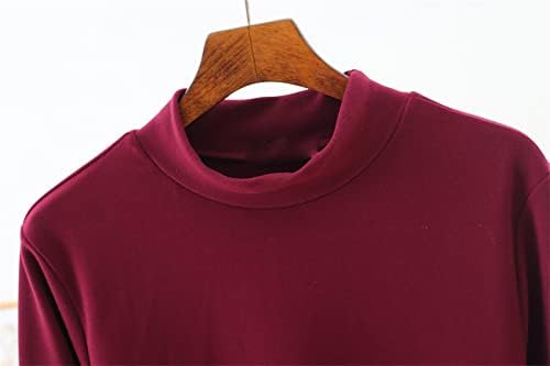 Мъжки топлинна бельо, Супер Мека Однотонная Тениска с дълъг ръкав и кръгло деколте, в Есенно-Зимната Дълга Топла