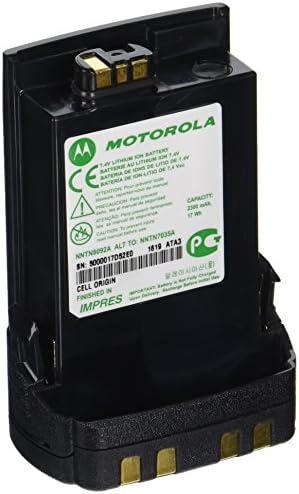 Литиево-йонна искробезопасный батерия Motorola NNTN8092A с капацитет 2300 mah (черен)
