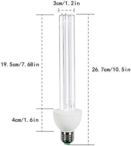 U-V-C Кварцевая лампа 25 W U-V-C Лампа 110 Волта E26/E27 253,7 нм (без озон)