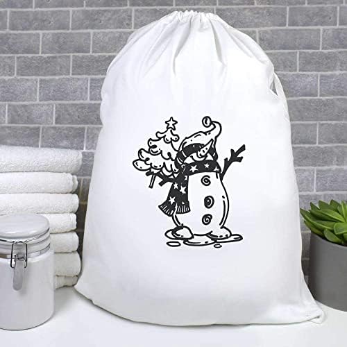 Чанта за пране/за съхранение на бельо Azeeda Снежен човек и Коледно дърво (LB00020848)