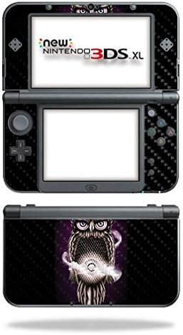 Калъф MightySkins от въглеродни влакна за Nintendo New 3DS XL (2015) - Abstract Хоризонт | Защитно, трайно текстурированное