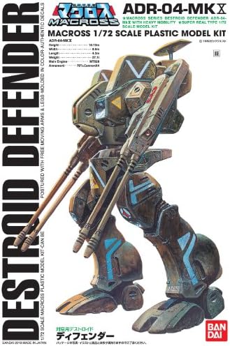 Дизайнер Bandai Macross Destroiddefender ADR-04 в мащаб 1/72-MKX