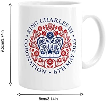 Коронационная Чаша Крал Чарлз III, Чаши за Кафе Крал на Англия, Официалната Емблема на 2023 Г., Чаша с крал