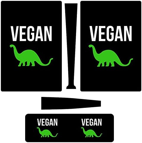Вегетариански калъф със стикери под формата на кожа на динозавър за PS5 Digital Edition, стикери за конзола