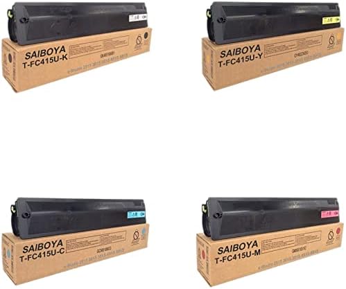 Рециклирана тонер касета SAIBOYA T-FC415U (T-FC415-K T-FC415-C T-FC415U-M T-FC415U-Y) за замяна на Toshiba e-Studio