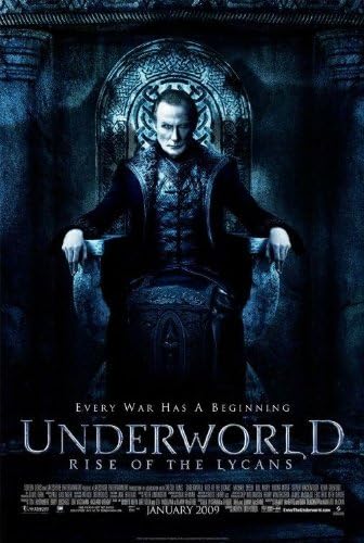 Underworld 3 Rise of the Lycans - Оригинален Плакат на филма 27 X40 На Един Лист Гланцирана 2009