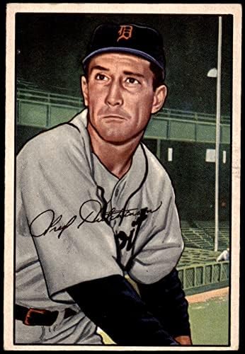 1952 Боуман Обикновена бейзболна картичка 3 Фред Hutchinson от Детройт Тайгърс Клас Отличен