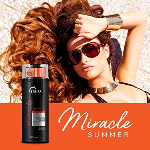 Комплект за грижа TRUSS Deluxe Prime Miracle Summer Treatment с ЧУДО-годишен Шампоан с UV слънчеви филтри