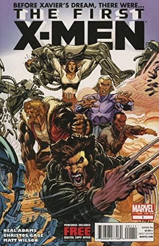 Първите Хора, X 1 VF / NM ; Комиксите на Marvel | Нийл Адамс