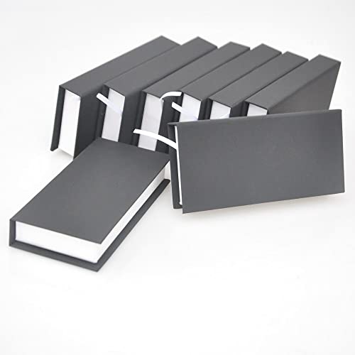 Опаковка за фалшиви мигли, черно-бяла кутия, с Правоъгълна кутия за мигли, Изкуствени мигли 25 мм, Магнитен