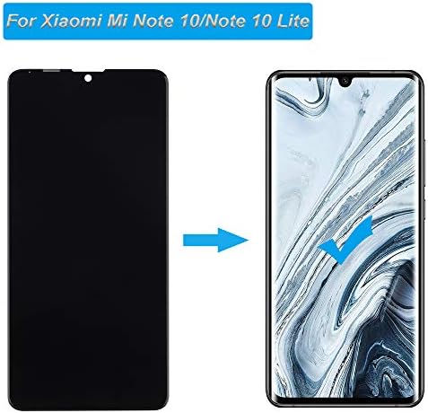 LCD дисплей E-yiiviil е Съвместим с Mi Note 10/Note 10 Pro/Note 10 lite 6,47LCD дисплей с докосване на екрана