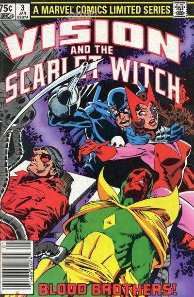Визия и Scarlet witch (том 1, Канадското издание) 3 VF / NM ; Комиксите на Marvel | Бил Мантло