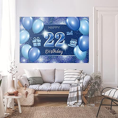 От 12–Ти Рожден Ден на Фона на Банер Декор в Синята Точка С Пайети 12 Години Тематична Украса за Парти в чест на рождения Ден на за Момчета И Момичета Аксесоари