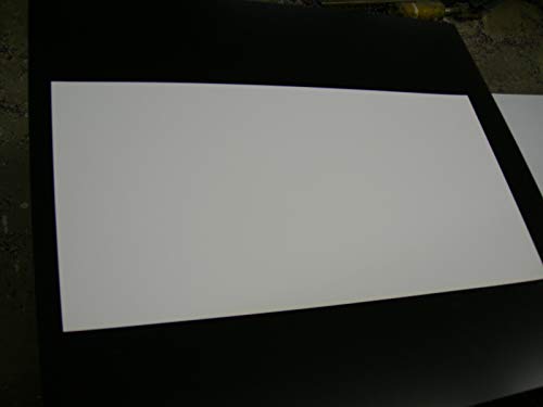Термоформование бял полистирен. Пластмасови листове 0,30X 12 X 24 RP087