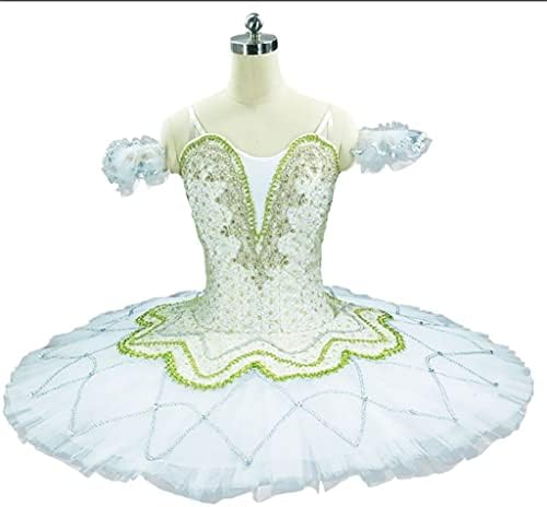 DINGZZ Професионален Балетен Възрастен Класически Балет Костюм за Жени, Блинное Балетное рокля за изпълнения