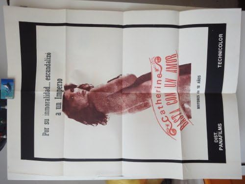 Оригинален pima Плакат на филма Катрин Олга Жорж-пико Хорст Франк Бърнард Борд