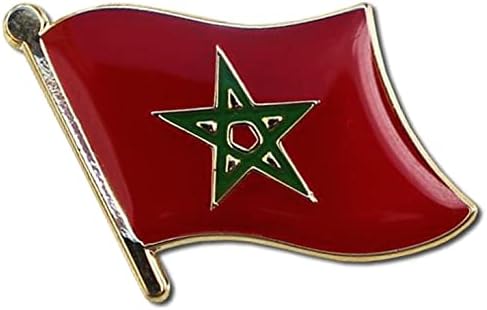Новата партида от 24 Марокански Знамена на Страната, Велосипедна Шапка, Украса за Шапки, Карфици с Ревери, Брошки
