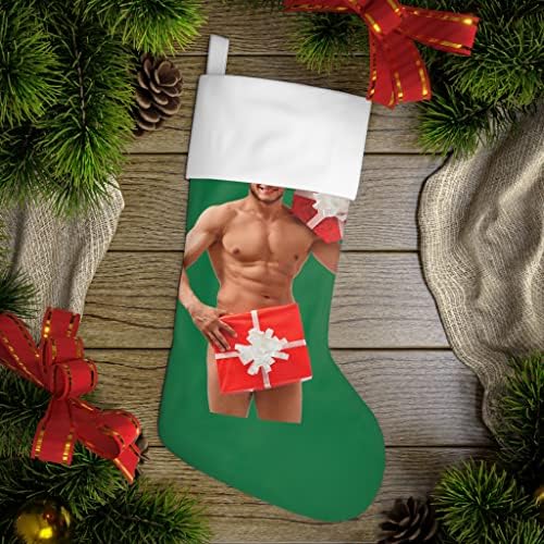 Секси Мъжки Коледни Чорапи с шоколадови бонбони за очи за вашата Мантия!
