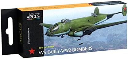 Набор от эмалевых бои Arcus 1009 за бомбардировачи на военновъздушните сили на Началото на Втората световна