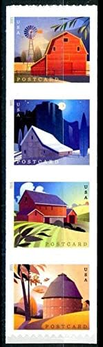 Американски Хамбари, Ролка от 100 пощенски картички, Текущи Марка Първи клас Скот 5550-53