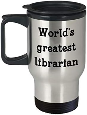 Чаша За пътуване на най-голямата Библиотекар в света - Забавна Чаша За чай С Горещо Какао и кафе С Изолация