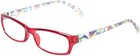 Kerecsen Очила за Четене, 5 Двойки, Модерни Дамски Очила за Четене на Пружинна Панта Модел, Очила за Жени