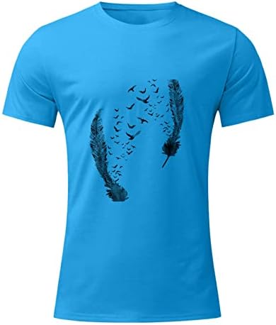 Летни мъжки тениски BEUU, Новост 2022 г., Мъжки Тениски с Къс ръкав и Музикален Графичен принтом, Младежки Тениски