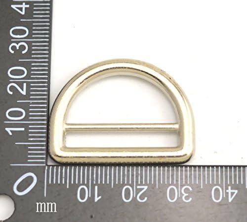 Fenggtonqii 1 Вътрешен Диаметър От С Сплав Сребро Двойна Пръчка D-Образен Пръстен на Ключалката D-образен пръстен За Връзване Лямками Допълнително