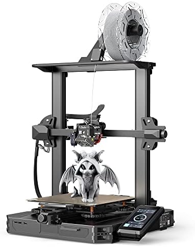 3D принтер Creality На 3 S1 Pro и Конец, с нажежаема жичка за 3D-принтер PLA Бял цвят