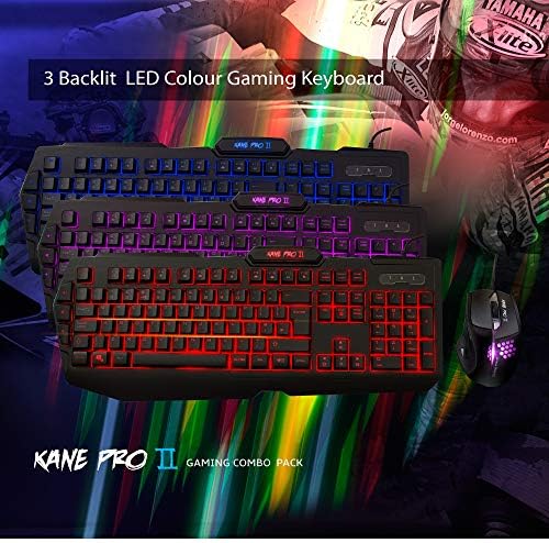 Комбиниран комплект led геймърска клавиатура и мишка Sumvision Nemesis Kane Pro Edition USB