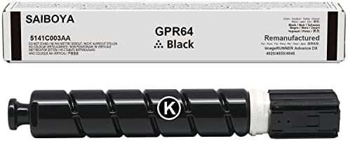 GPR-64 Рециклирани черен тонер касета (5141C003AA) за замяна на Canon imageRUNNER Advance DX 4825 4835 4845.