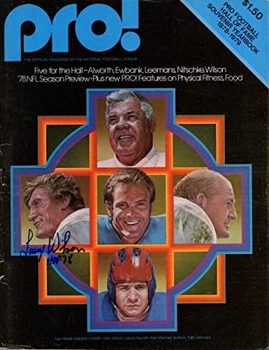 Лари Уилсън с автограф 1978-79 Pro! Списание Зала на Славата на Бекет 38159 - Списания NFL с автограф